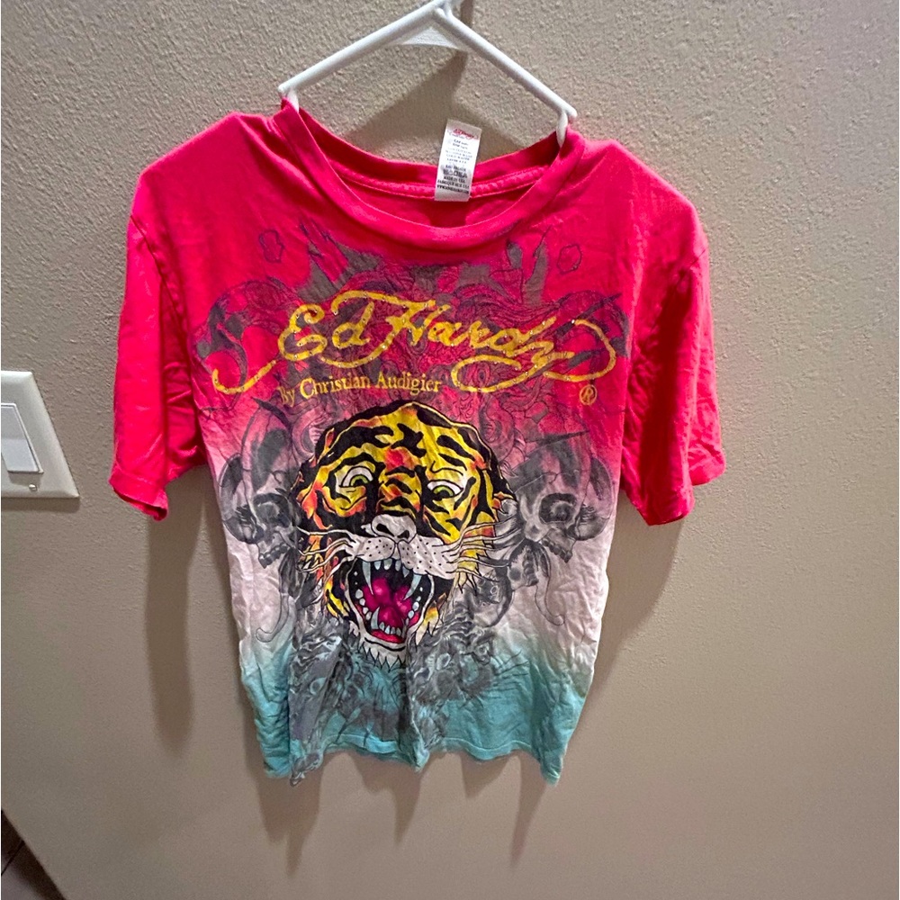 Mens y2k ed hardy shirt